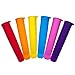 PomStream Set of 6 Colorful Ice Pop Molds - Premium Quality Silicone Ice Popsicle Maker