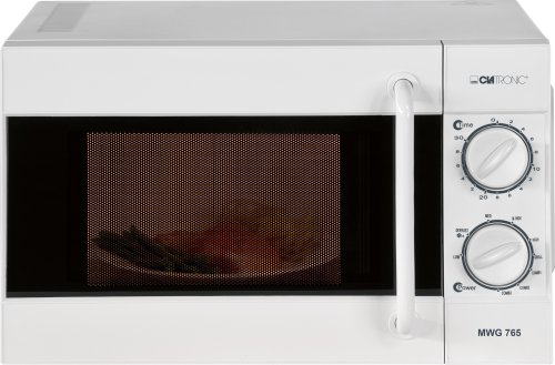 Clatronic MWG 765 Mikrowelle mit Grill, weiss