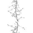 - clear Lighted bead garland - 45''