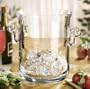 8" High Clear Glass Kimberly Ice Bucket