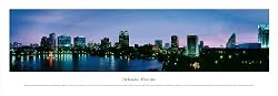 Framed Orlando, Florida Panoramic Picture Photograph