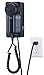 ProVersa JWM6CB Wall Mount Hair Dryer with 2-Speed and 3-Heat Settings, 1600-Watts, Black Finish