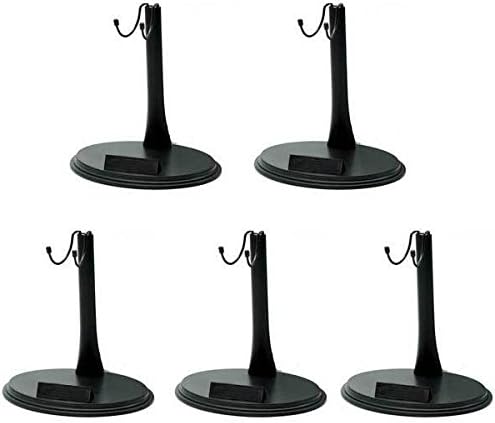5pcs U Type Stand with Name Plate Base for 1/6 12"Hot Toys Action Figure Body Accessories
