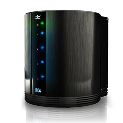 Vantec 4 Bays 3.5-Inch SATA to USB 3.0 &amp; eSATA External Hard Drive Enclosure with Fan (NST-640SU3-BK)