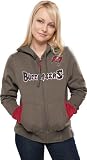 Tampa Bay Buccaneers Women's Chant Pewter Full Zip Hooded Sweatshirt - XX-Large
