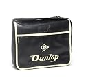 Dunlop Retro Shoulder Messenger Bag - Black + White