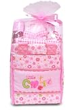 Baby Essentials Little Cutie Diaper Bag Gift Set Pink