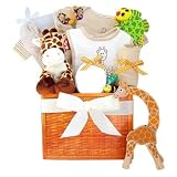 Party in the Jungle Baby Gift Basket (No Personalization, Blue)