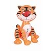 Aufblasbare super Tiger sitzend 61cm [Spielzeug]
