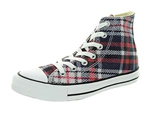 Converse Unisex Chuck Taylor Plaid Black/Red/Wh Basketball Shoe 6 Men US / 8 Women US