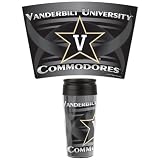 Vanderbilt Commodores Official 16oz Capacity NCAA Travel Mug