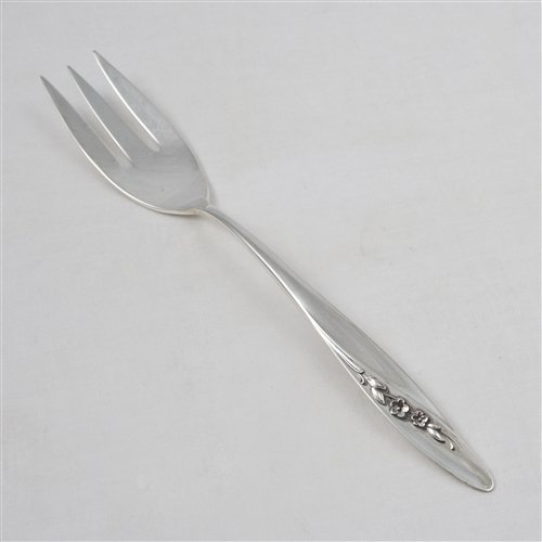 Blithe Spirit by Gorham Sterling Cold Meat Fork Blithe Spirit by Gorham Sterling Cold Meat Fork