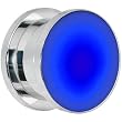 9/16" Stainless Steel Blue LED Light Up Screw Fit Plug