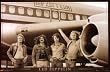 Professionally Framed Led Zeppelin (Airplane) Music Poster Print - 22x34 with RichAndFramous Black Wood Frame