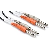 Hosa Cable CPP202 Dual 1/4 Inch To Dual 1/4 Inch Cable - 6.5 Foot