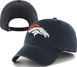 NFL Denver Broncos Clean Up Adjustable Hat, Navy, One Size Fits All Fits All