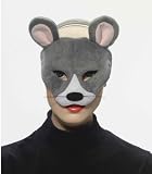 Deluxe Plush Animal Costume Mask - Mouse