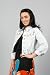 Cropped Denim Jacket 81V Womens Blue Bleached Denim Cropped Jacket Size 8-16 - Denim - Casual - Cropped - Bleached
