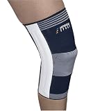 arthrosan AKSS30B Knie-Bandage mit seitlichen Federstabilisatoren, blau M