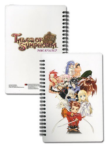 GE Animation Tales of Symphonia PS2 Keyart Spiral Notebook