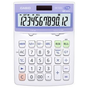 カシオデスク型電卓 DW-122CL-N