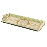 Grasslands Road Celtic 5-Inch by 15-Inch 'Friends & Family..' Claddagh Cheese Tray with Stand