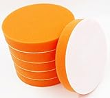 (FIS-I) スポンジバフ 電動 ポリッシャー 用 100 125 150 mm 作業用 オリジナル 軍手 付 (06 150mm 6個)