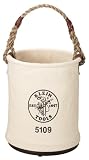 Klein Tools 5109 6 Canvas Wide-Opening Straight-Wall Bucket