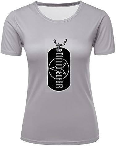 peern Tshirt Womens O-neck 3D Ash Short Sleeve Dimmu Borgir dimmu