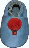 Tibet PLATEAU soft sole infant full grain baby shoes SUEDE red balloon blue