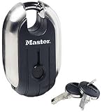 Master Lock Titanium 2-5/16-Inch Wide Padlock, Black #187XD