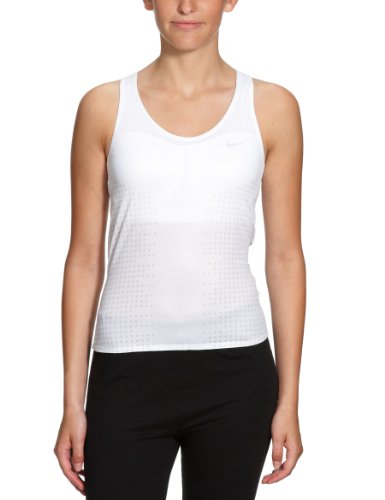 Nike Damen Lauftanktop Swift Racer, wei&szlig;/silber, M / 40-42 Preisvergleich