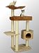 Armarkat 61-Inch Brown Solid Wood Cat Tree Armarkat 61-Inch Brown Solid Wood Cat Tree
