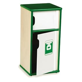 Pintoy Mini Wooden Toy Refrigerator