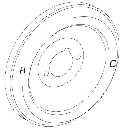 Moen 97491BN Escutcheon for Monticello Posi-Temp Single Handle Tub and Shower Faucets, Brushed Nickel