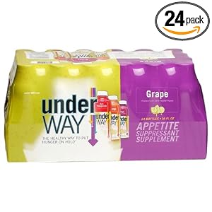 underWAY Grape Appetite Suppressant Beverage, 16-Fluid Ounces, 1 Bottle (Pack of...