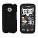 HTC Verizon Eris Droid S6200 Black Rubberized Case Cover Protective SNAP-ON
