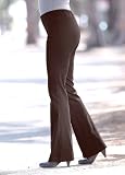 Produkt-Bild: SCHLUPF HOSE STRETCH BAUMWOLL SCHWARZ WEI&szlig; 38 - 56 N-L&auml;nge(30+15)