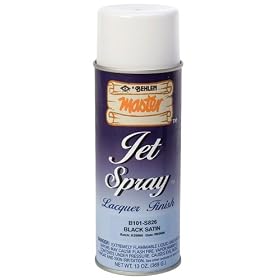 13 oz. Jet Spray Lacquer Toners, Satin Black