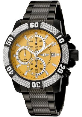 I By Invicta Men's 41691-002 Chronograph Black Stainless Steel Watch