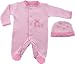 Luvable Friends Preemie Sleep N Play and Cap, Pink