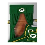 Sports Coverage NFLPackersDV Green Bay Packers Drapes and Valance