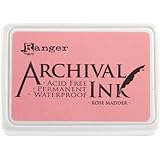 Ranger AIP-30638 Archival Inkpad, Rose Madder