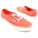 VANS Authentic Skate Shoes Red Mens