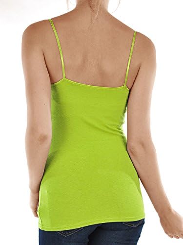 2 Pack Light Weight Basic Camisole Cotton Tank Tops (QPHG)