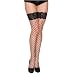 Forplay Thigh High Fence Net Stockings With Lace Top