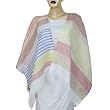 Summer Dress Women Accessory Indian Scarf Linen Rectangular Scarf 21 x 74 inches