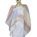 Summer Dress Women Accessory Indian Scarf Linen Rectangular Scarf 21 x 74 inches