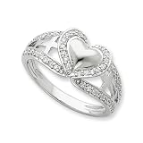 Pure Heart Ring in Sterling Silver