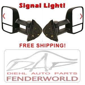 CHEVY SILVERADO 07 08 POWER TOWING TOW MIRROR W/SIGNAL